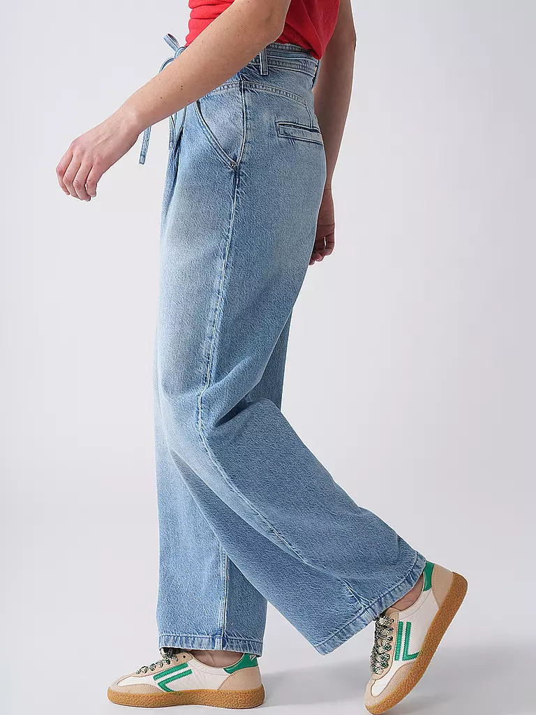 BOSS | Jeans Balloon Fit PLEATED | blau