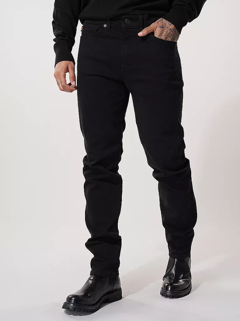 BOSS | Jeans Straight Fit MAINE | schwarz