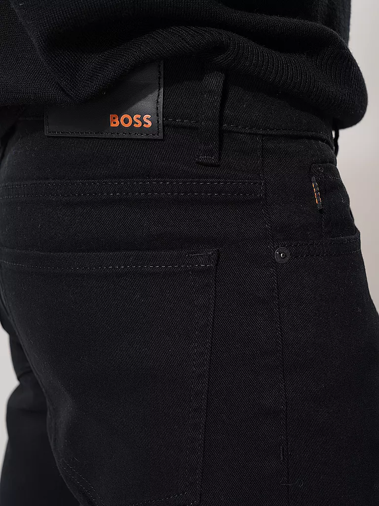 BOSS | Jeans Straight Fit MAINE | schwarz