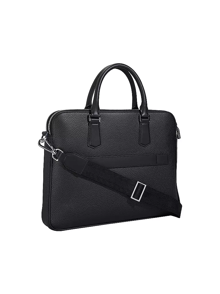 BOSS | Ledertasche - Aktentasche NEW CROSSTOWN | schwarz