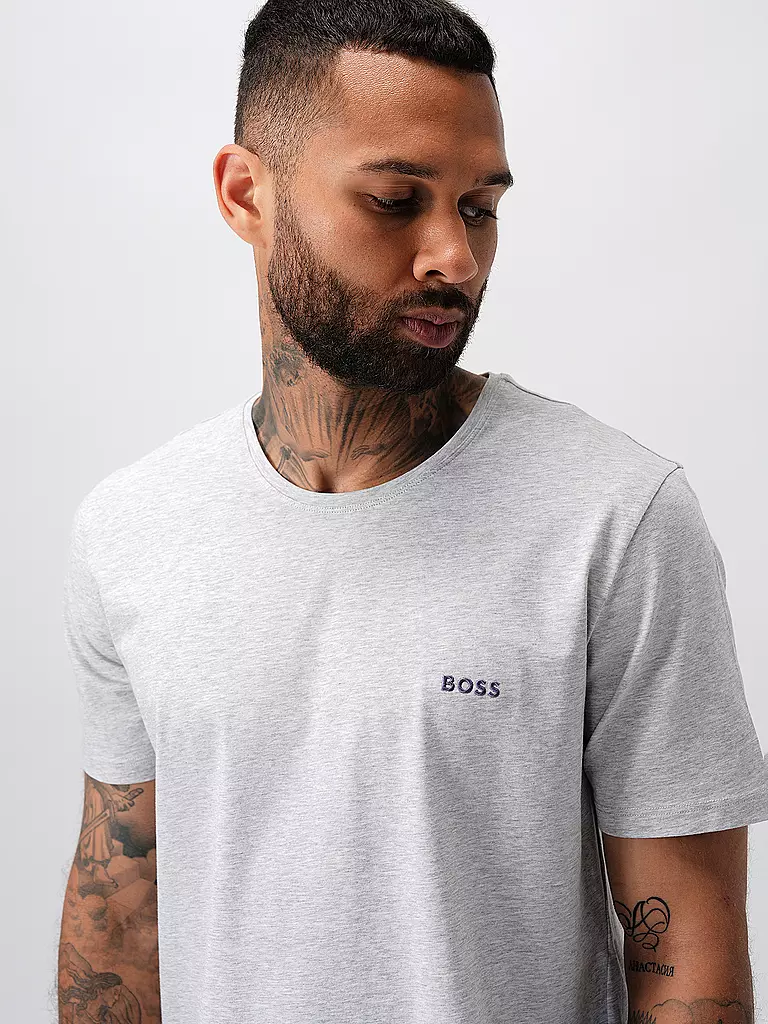 BOSS | Loungewear T-Shirt  | hellgrau