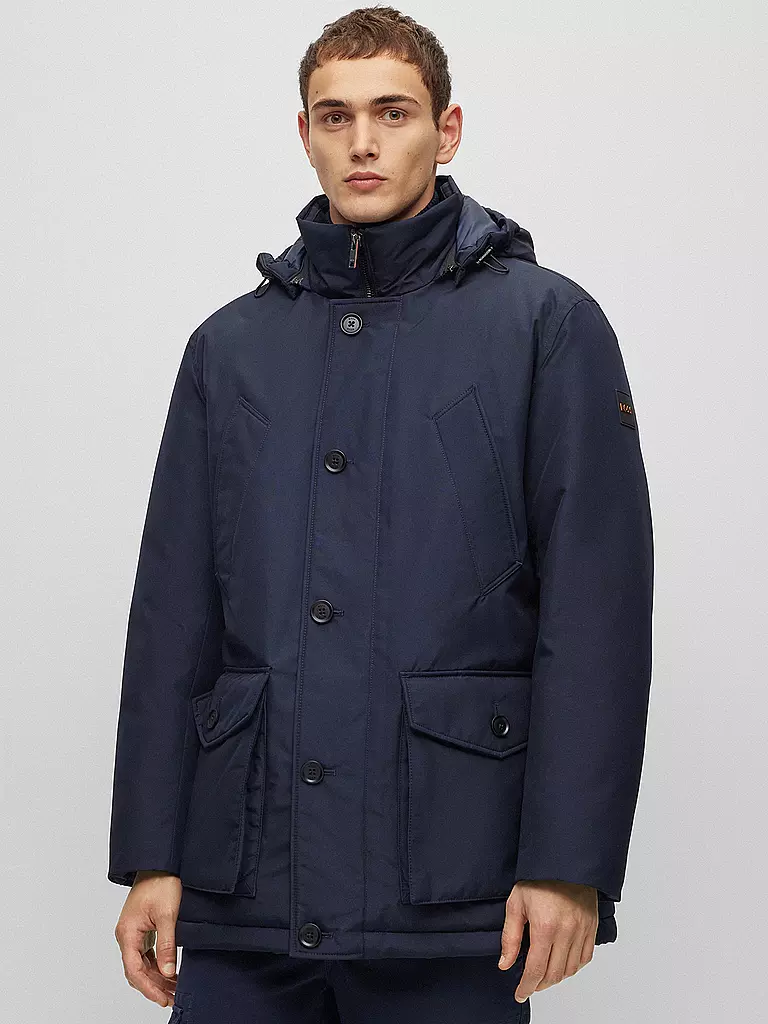 BOSS | Parka OSIASS | schwarz