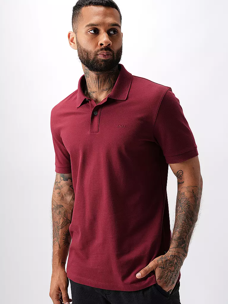 BOSS | Poloshirt Regular Fit PALLAS | rot