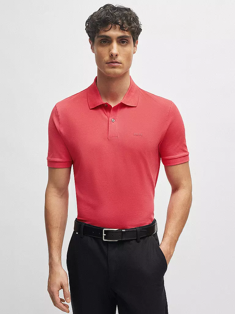 BOSS | Poloshirt Regular Fit PALLAS | rot