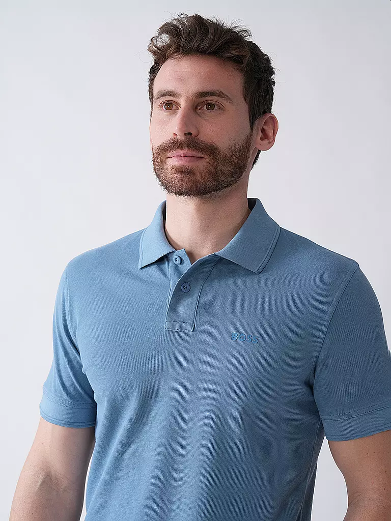 BOSS | Poloshirt Regular Fit PRIME | hellblau