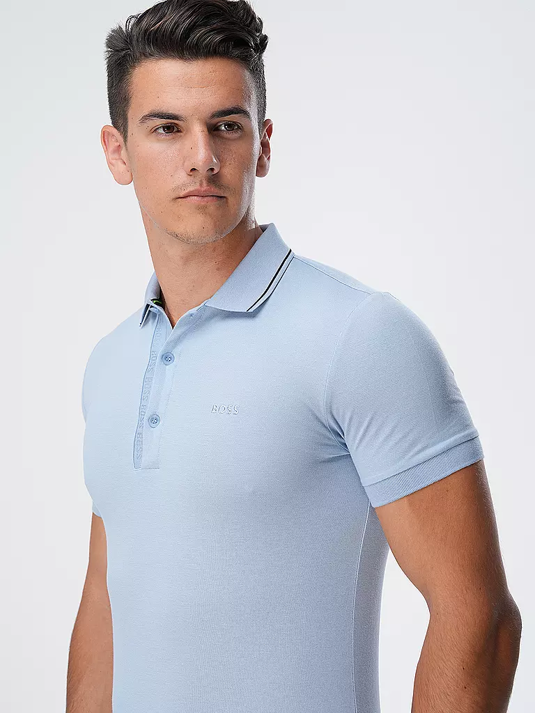 BOSS | Poloshirt Slim Fit PAULE 4 | hellblau