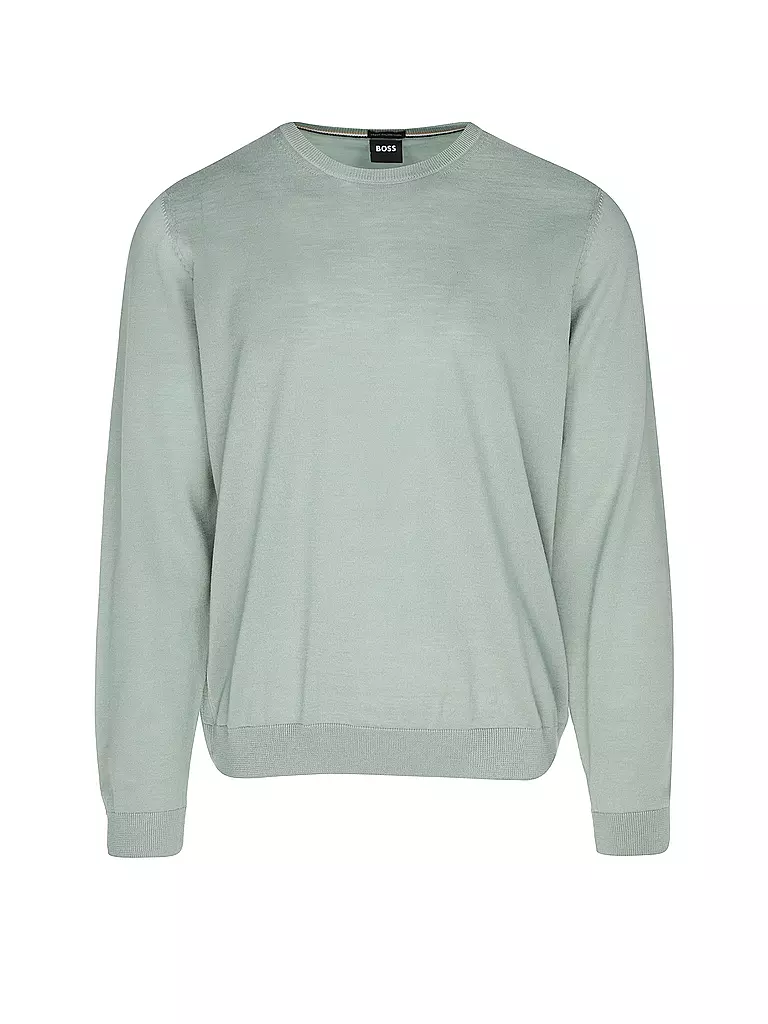 BOSS | Pullover Slim Fit LENO-P | hellgrün