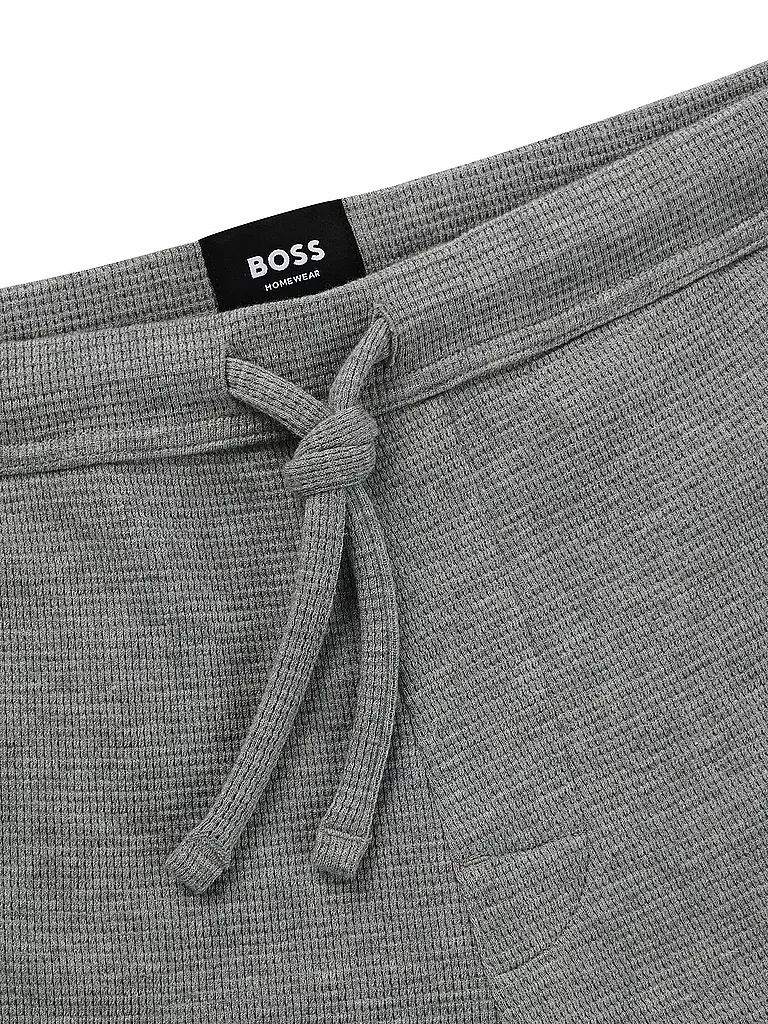 BOSS | Pyjamahose - Shorts | weiss