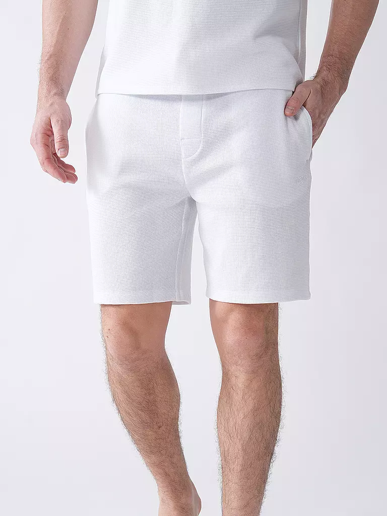 BOSS | Pyjamahose - Shorts | grau