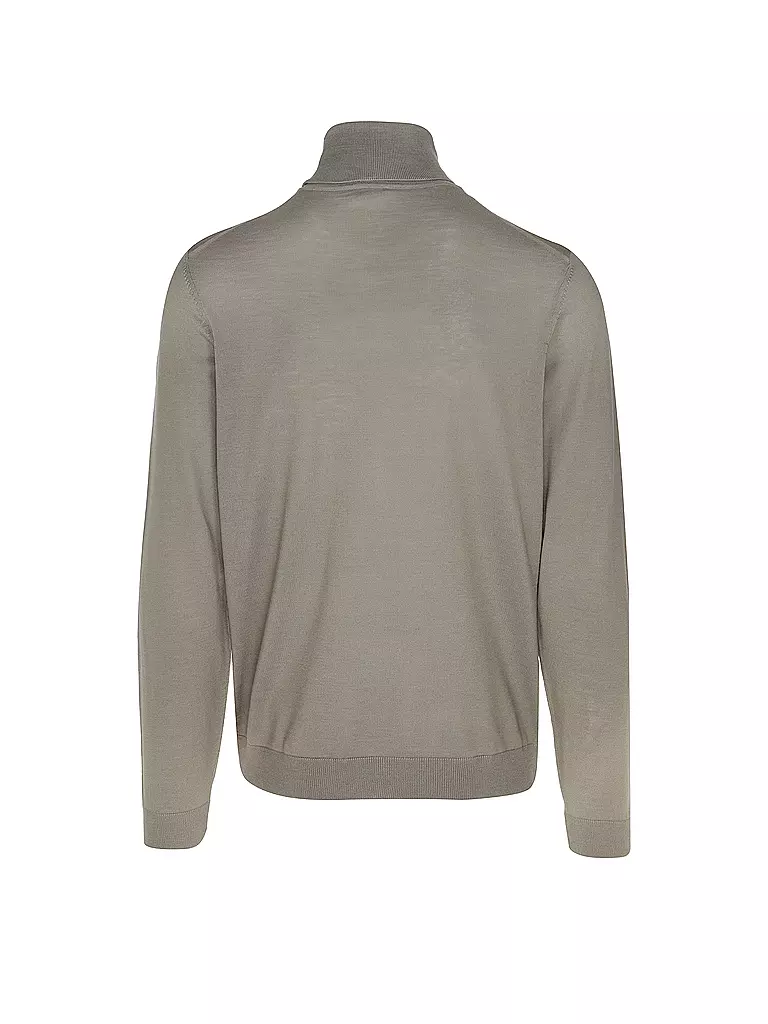 BOSS | Rollkragenpullover Slim Fit MUSSO | grün