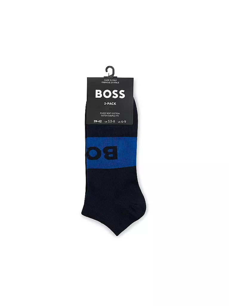 BOSS | Sneaker Socken 2er Pkg dark blue | dunkelblau