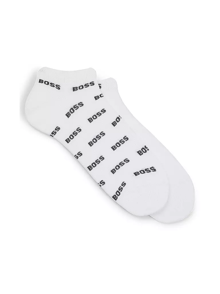 BOSS | Sneaker Socken 2er Pkg. white  | weiss