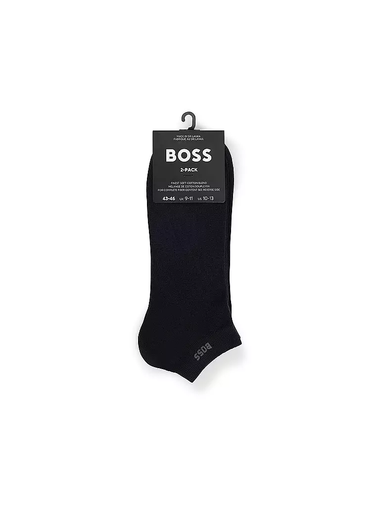 BOSS | Sneakersocken 2er Pkg.  dark blue | dunkelblau