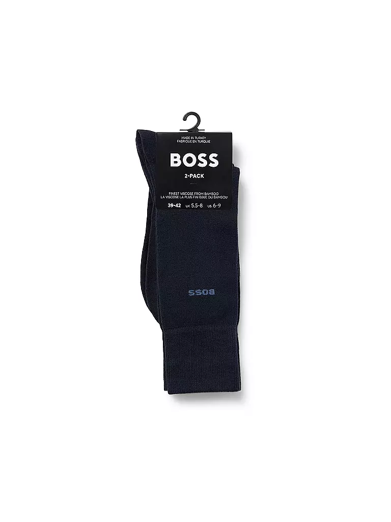 BOSS | Socken 2-er Pkg. black | schwarz