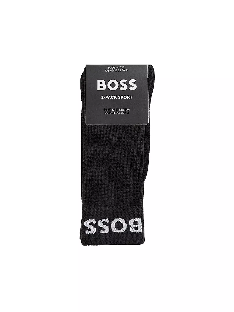 BOSS | Socken 2-er Pkg. black | schwarz