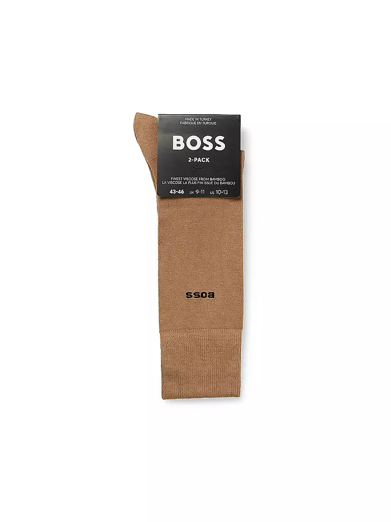 BOSS | Socken 2-er Pkg. medium beige | beige