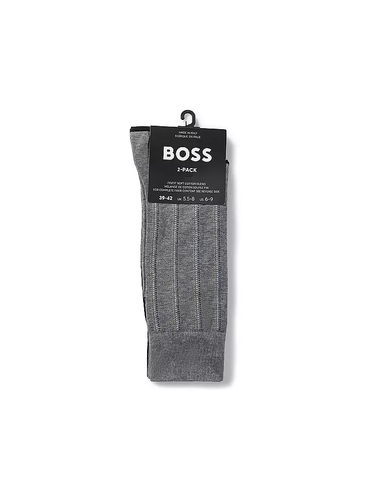 BOSS | Socken 2er Pkg medium grey | grau