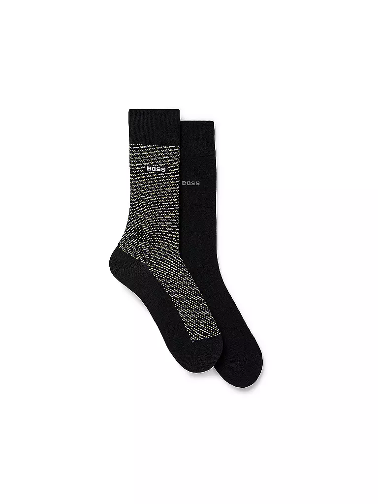 BOSS | Socken 2er Pkg. black | schwarz