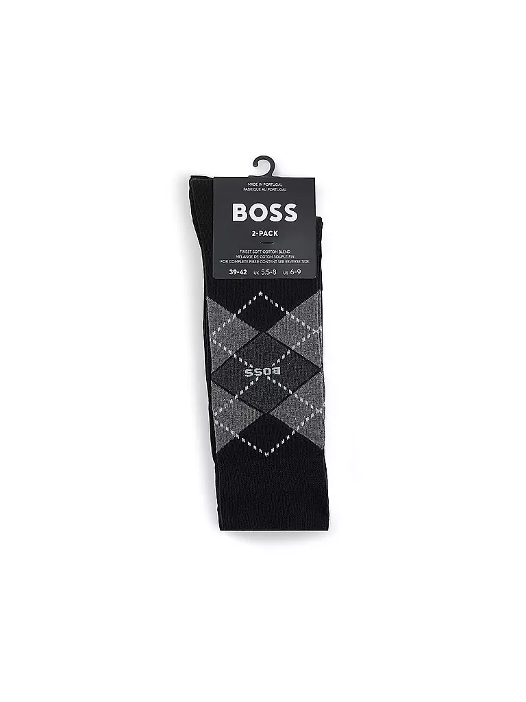 BOSS | Socken 2er Pkg. black | schwarz