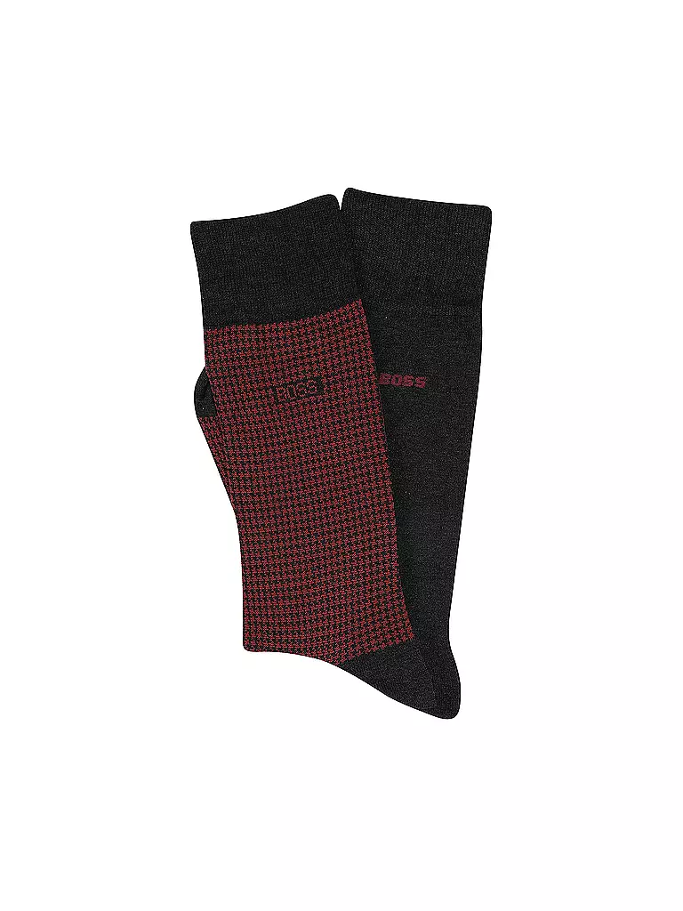 BOSS | Socken 2er Pkg. charcoal | grau