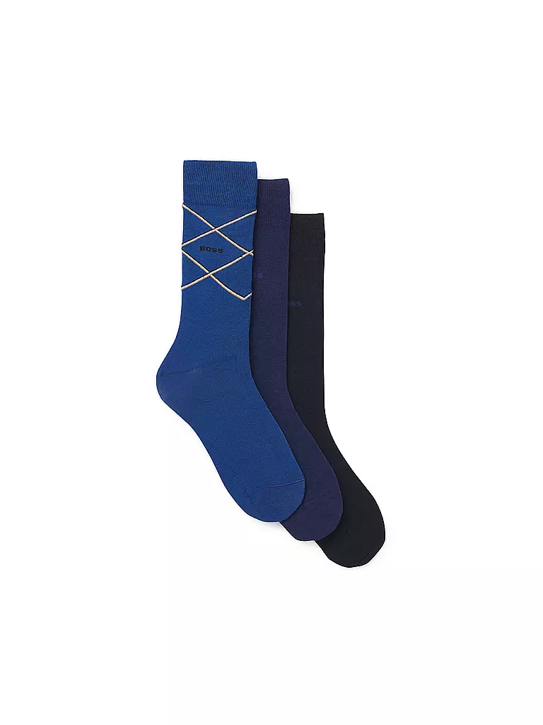 BOSS | Socken 3er Pkg. dark blue  | dunkelblau