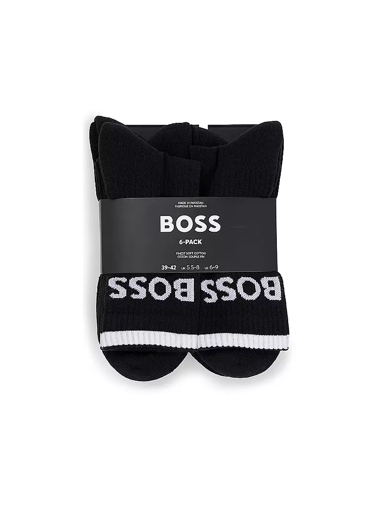 BOSS | Socken 6er Pkg. black | schwarz