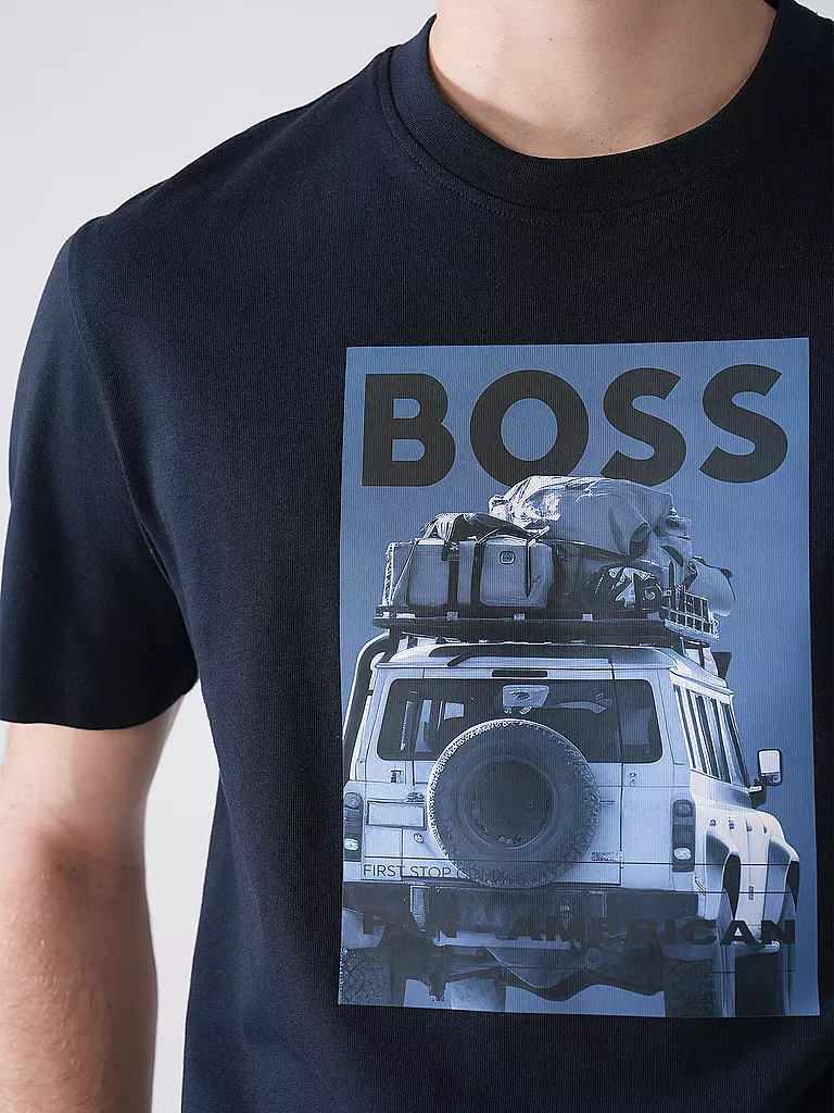 BOSS | T-Shirt TE_MEXTOUR | blau