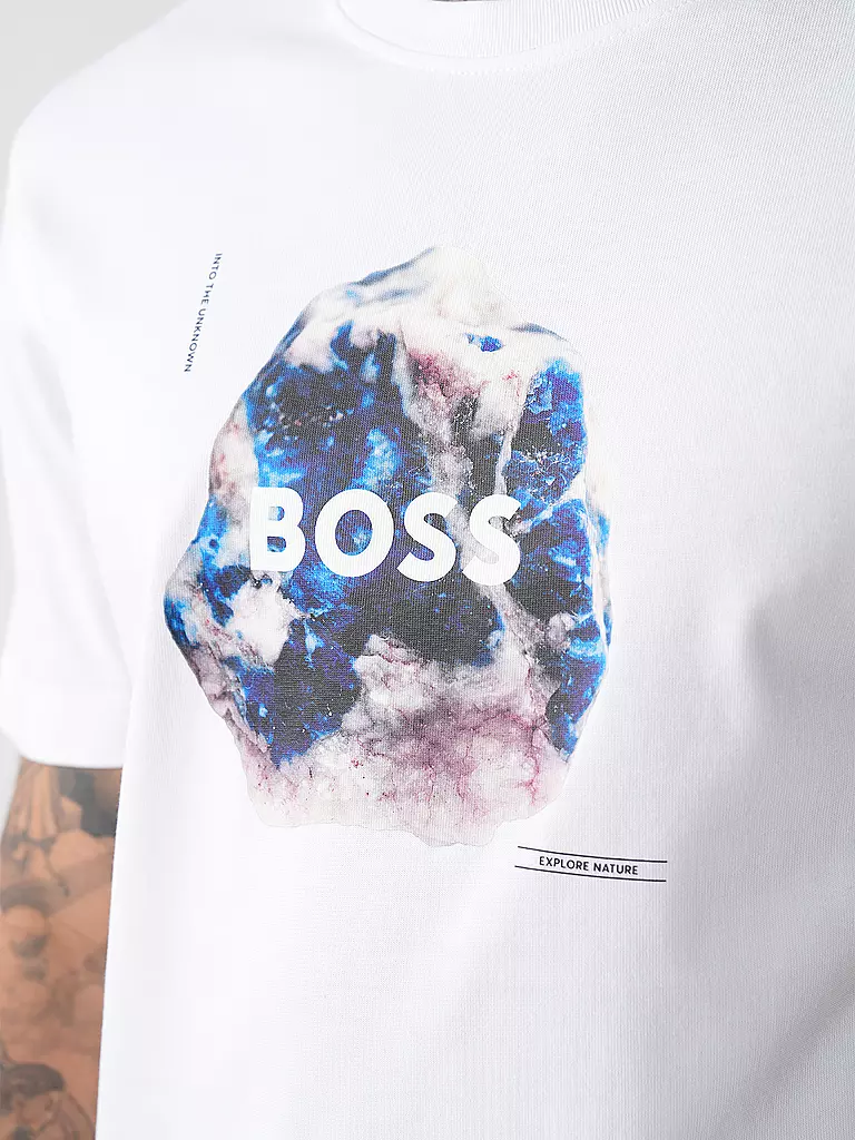 BOSS | T-Shirt TE_MOON | grau