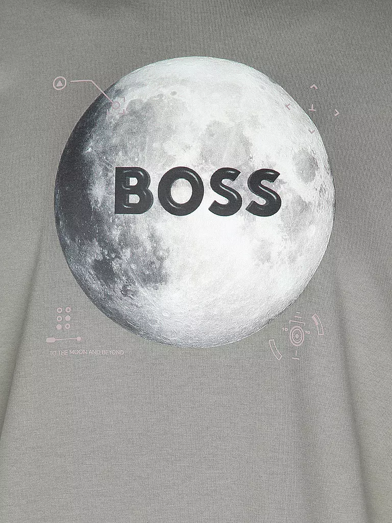 BOSS | T-Shirt TE_MOON | weiss