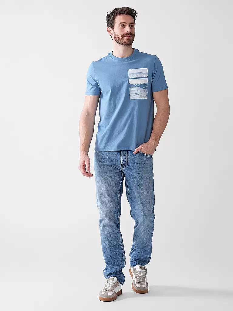 BOSS | T-Shirt TE_DUNE  | hellblau