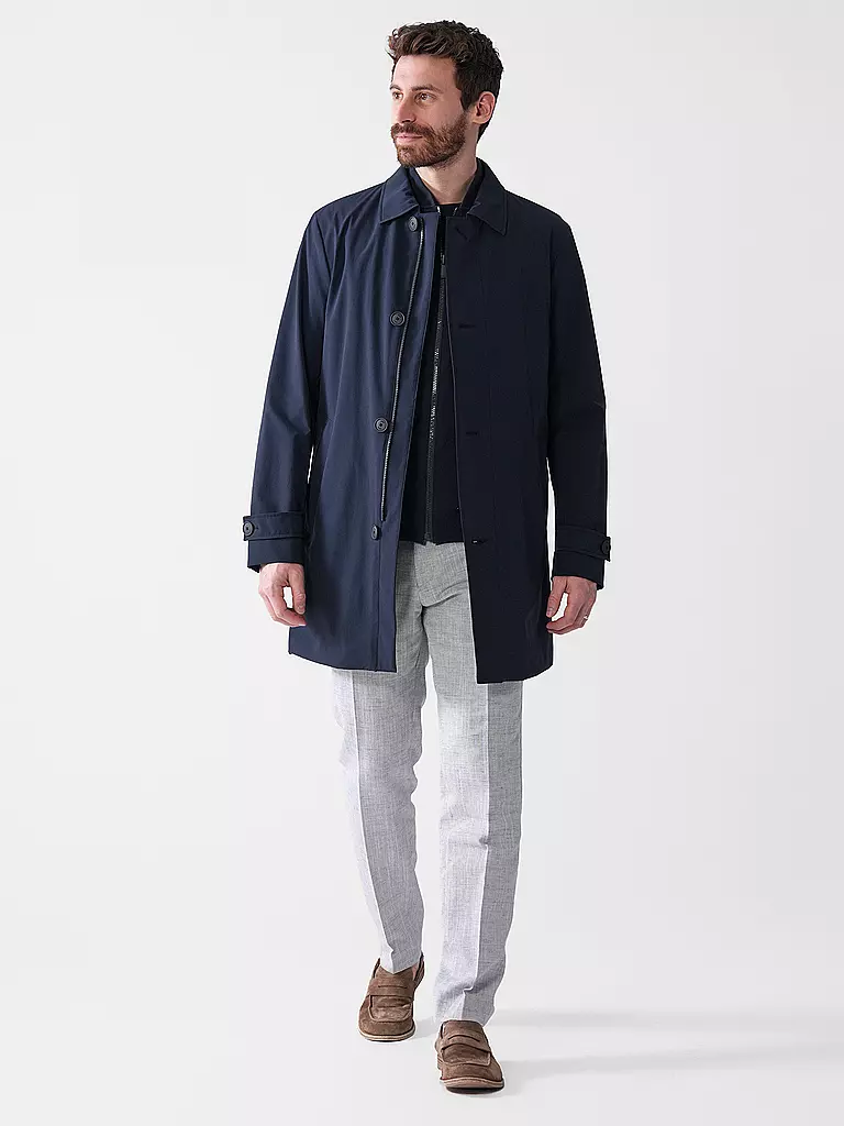 BOSS | Trenchcoat | dunkelblau