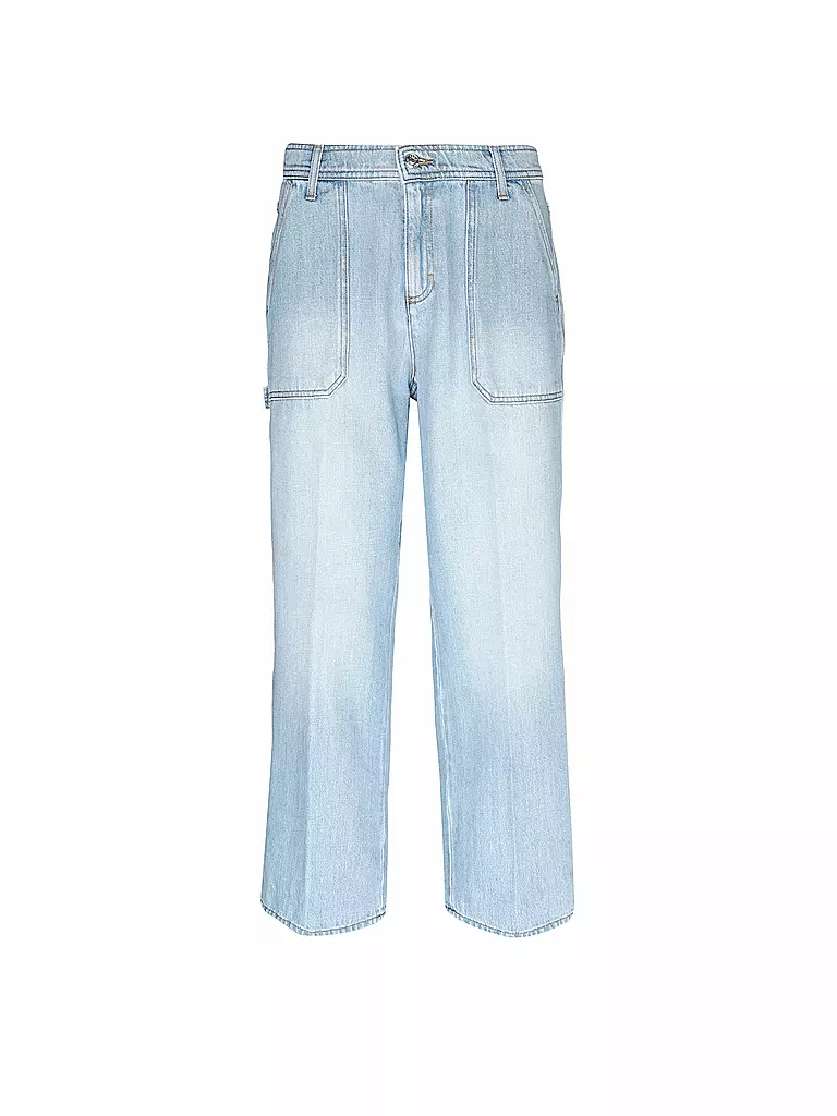 BRAX Jeans Wide 7/8 hellblau Leg S MAINE