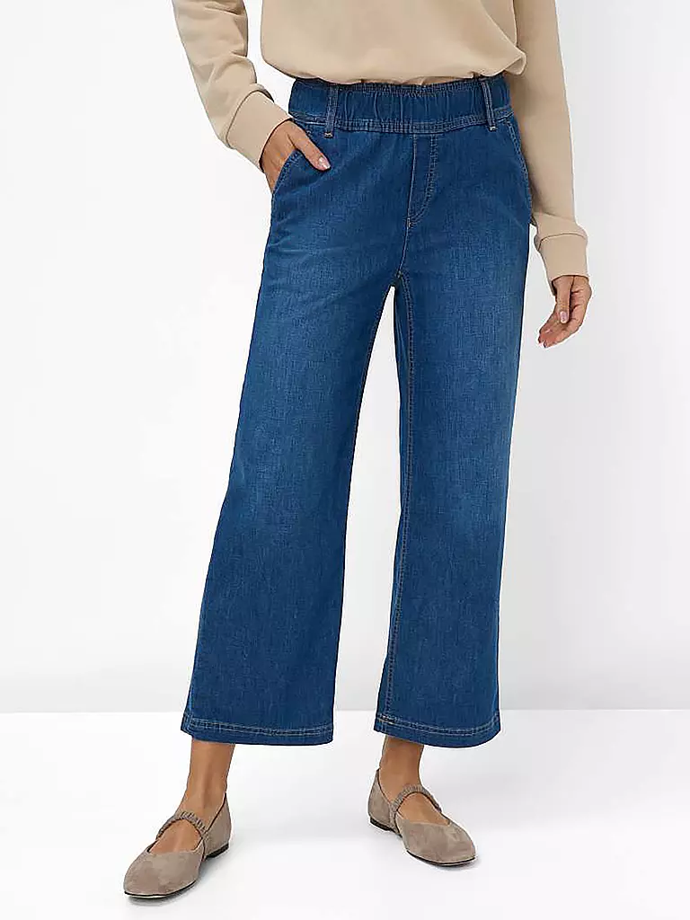 BRAX | Jeans Wide Leg MAINE S 7/8 | blau