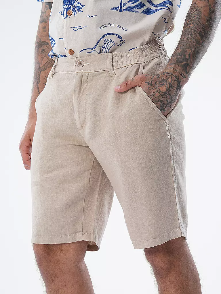 BRAX | Leinenshorts BALU | blau