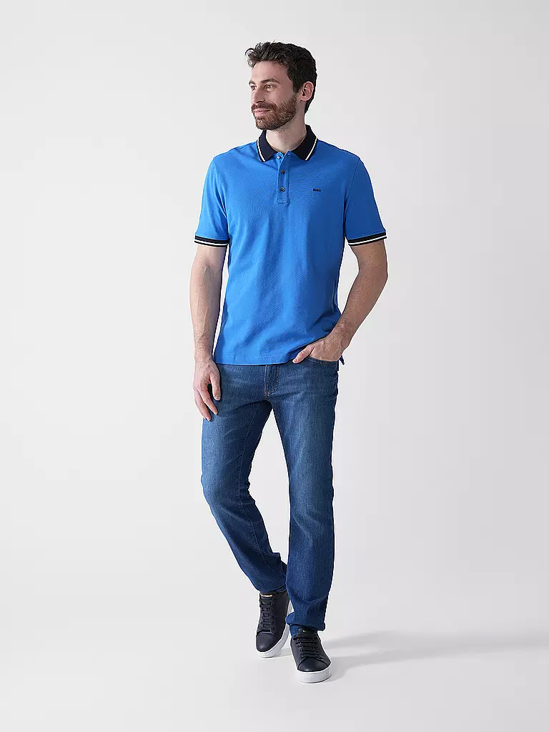 BRAX | Poloshirt Regular Fit PAUL | blau