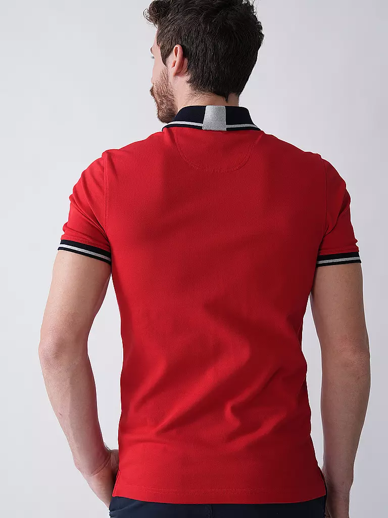 BRAX | Poloshirt Regular Fit PAUL | rot