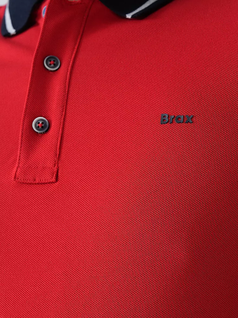 BRAX | Poloshirt Regular Fit PAUL | rot