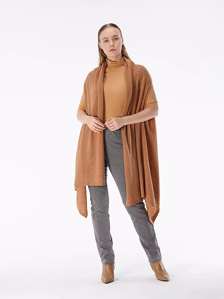 BRAX | Schal - Poncho  | camel