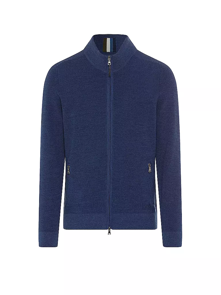 BRAX | Strickjacke JOHN | blau