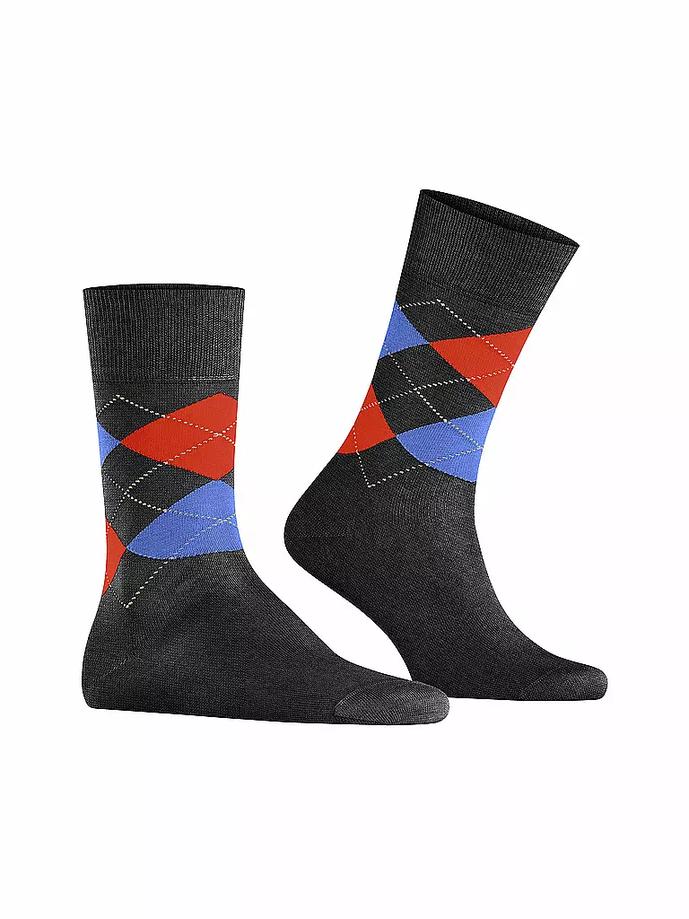 BURLINGTON |  Herren Socken MANCHESTER dark rock | grün