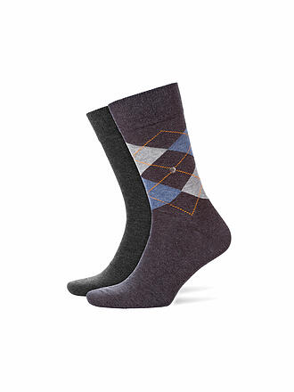 BURLINGTON | Herren Socken EVERYDAY 2-er Pkg. 40-46 anthracite mel.