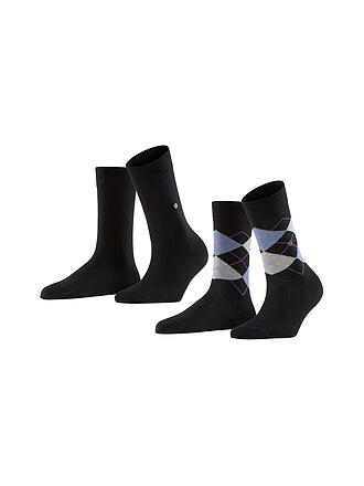 BURLINGTON | Damen Socken EVERYDAY 2-er Pkg 36-41 black