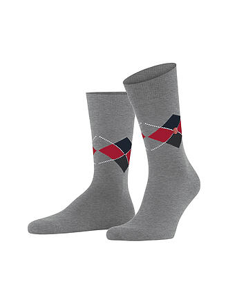 BURLINGTON | Herren Socken 40-46 MULTI KING  light grey melange