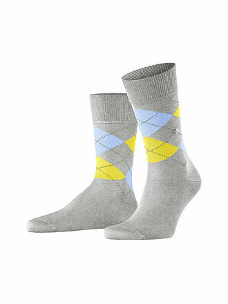 BURLINGTON | Herren Socken 40-46 MANCHESTER light grey melange