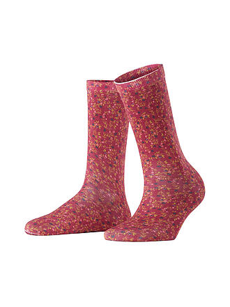 BURLINGTON | Damen Socken DITSY FLORAL PRINT 36-41 wine