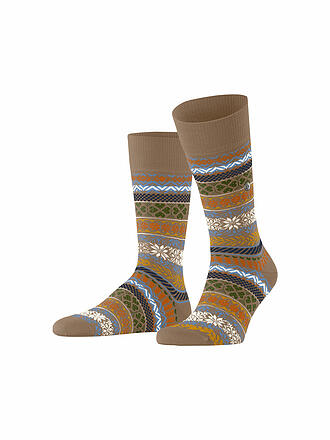 BURLINGTON | Herren Socken COUNTRY FAIR ISLE 40-46 camel