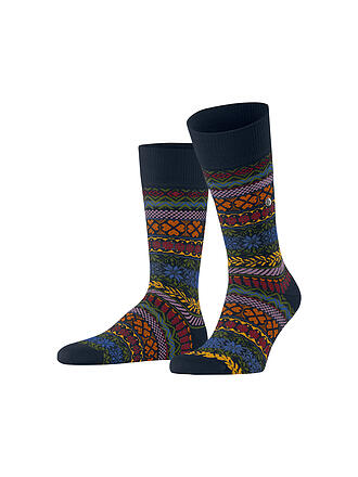 BURLINGTON | Herren Socken COUNTRY FAIR ISLE 40-46 marine