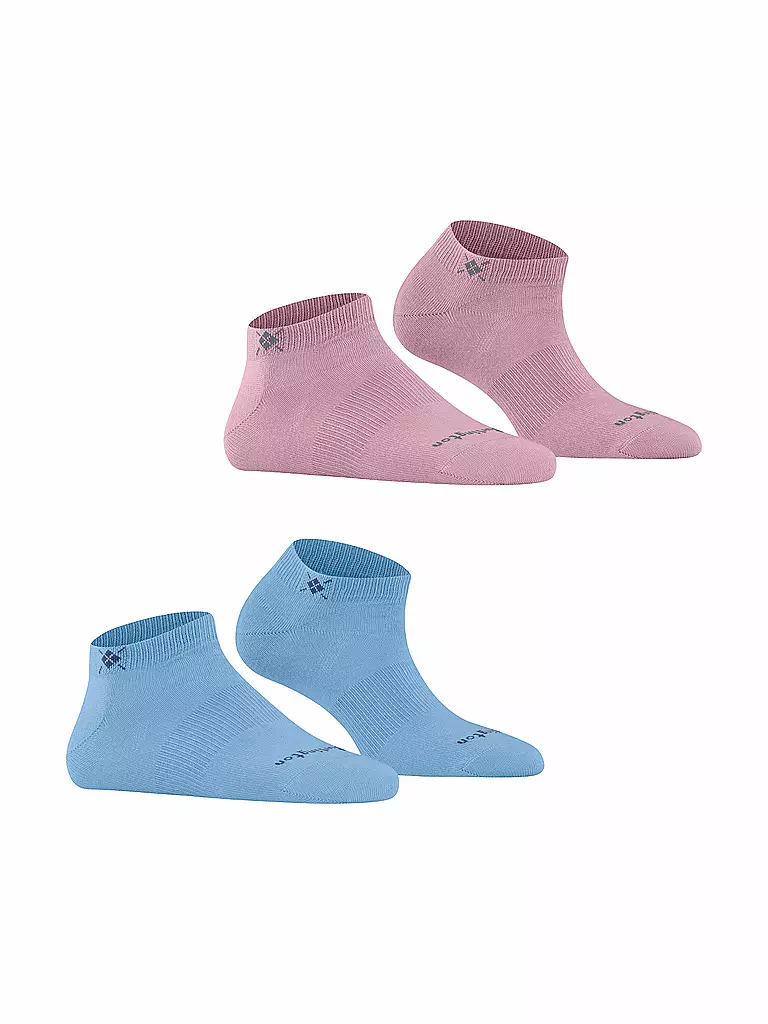 BURLINGTON | Damen Sneaker-Socken 2er Pkg. EVERYDAY 36-41 light blue | blau