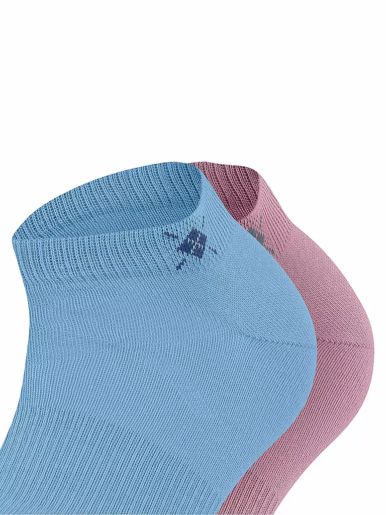 BURLINGTON | Damen Sneaker-Socken 2er Pkg. EVERYDAY 36-41 light blue | blau