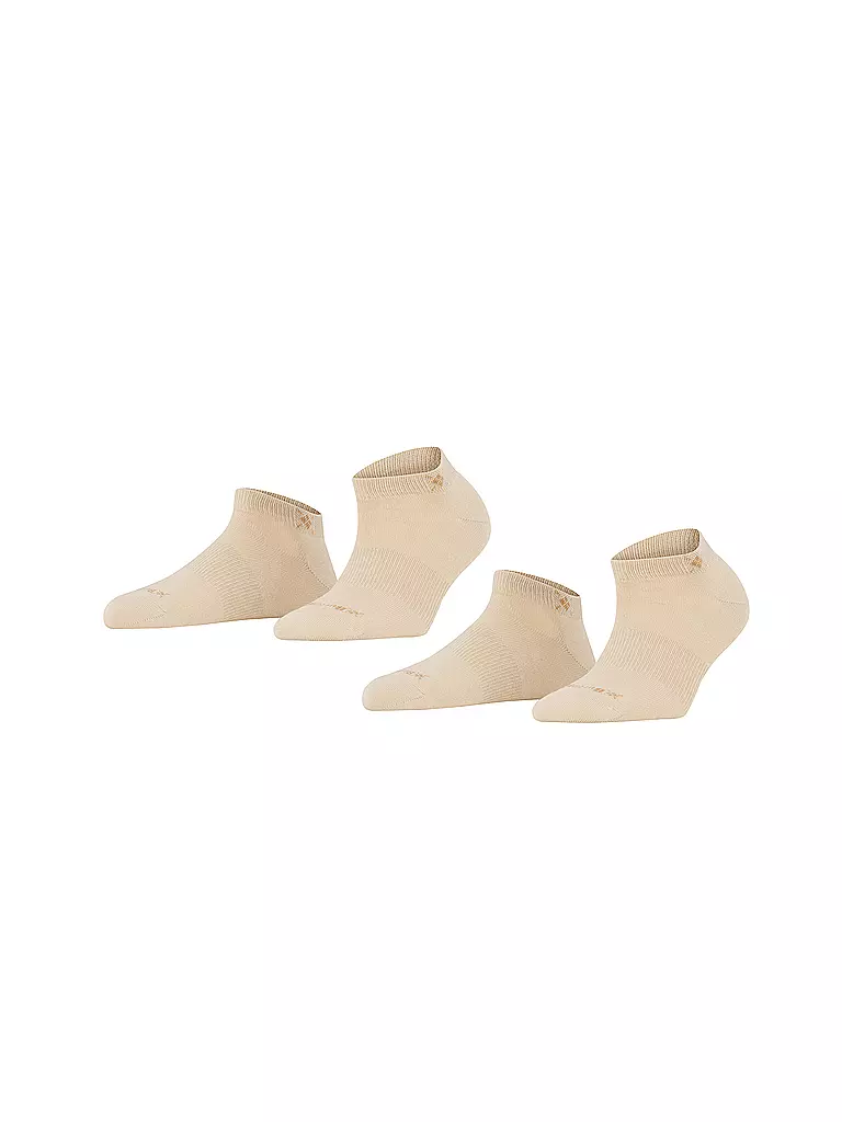 BURLINGTON | Damen Sneaker-Socken 2er Pkg. EVERYDAY 36-41 sandstone | beige